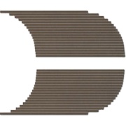 Декор Coem Tinte Unite Xs Semitondo Sx-dx 15 Moka