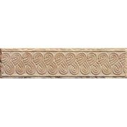 Декор Coem Travertino Romano Al Contro Intreccio Fascia Walnut
