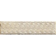 Декор Coem Travertino Romano Al Contro Intreccio Fascia White