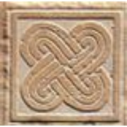 Декор Coem Travertino Romano Al Contro Intreccio Tozzetto Walnut