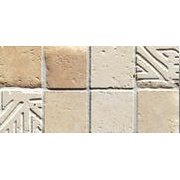 Декор Coem Travertino Romano Al Contro Mosaicotreccia