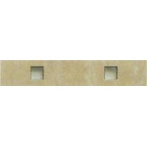 Coem Travertino Romano Al Verso Listello Gemme Walnut