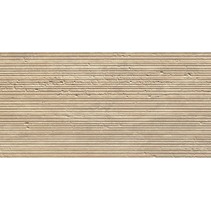 Coem Travertino Romano Scanalato Decoro Millerighe Walnut