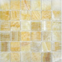 Colori Viva Natural Stone CV20011 Mos.Polished Golden Oniyx 5x5
