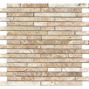 Мозаика Colori Viva Natural Stone CV20080 Strips Polished Light Emperador
