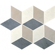 Декор Colorker District Cubic Mix1 Denim+Moon+Taupe
