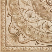 Декор Cristacer Constanza Roseton Coimbra 4 Oro