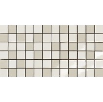 Dado Ceramica Alterego Mosaico Platino Bianco-Tortora