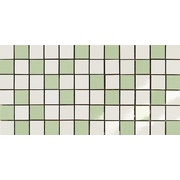 Мозаика Dado Ceramica Alterego Mosaico Platino Bianco-Verde