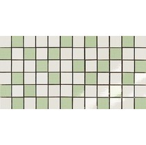 Dado Ceramica Alterego Mosaico Platino Bianco-Verde