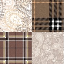 Dual Gres Paisley Marron