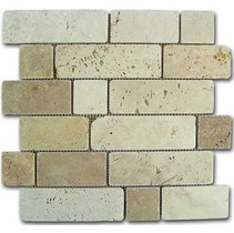 Dune Mosaicos Mosaico Travertino Brick 184996