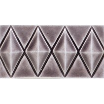 Elios Ceramica Wine Country Amethyst Diamond Flower Amethyst