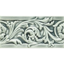 Elios Ceramica Wine Country Rosemary Blossom Border Rosemar