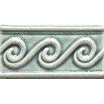Elios Ceramica Wine Country Rosemary Wave Border