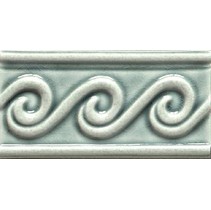 Elios Ceramica Wine Country Rosemary Wave Border Rosemary
