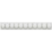 Бордюр Elios Ceramica Wine Country White Bead Linear White