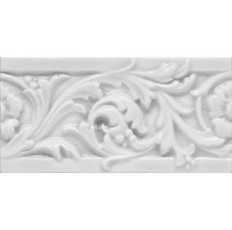 Elios Ceramica Wine Country White Blossom Border