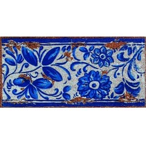 Exagres Gresan gr4. Antiga Azul Вставка-подступенник