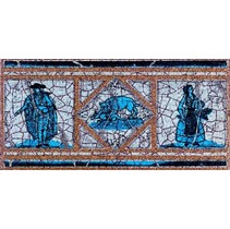 Exagres Gresan gr4. Cadaques Azul Вставка-подступенник