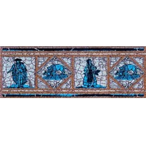 Exagres Gresan gr4. Cadaques Azul Вставка-подступенник