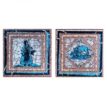 Exagres Gresan gr6. Taco Cadaques Azul