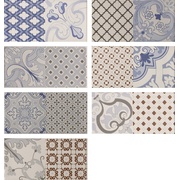 Настенная плитка Fabresa Artisan Zafra Blanco Décor Mix Mate