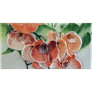 Бордюр Fabresa Orquideas Cenefa-1 Naranja