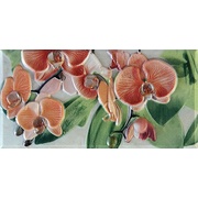 Бордюр Fabresa Orquideas Cenefa-3 Naranja