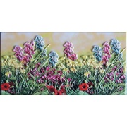 Бордюр Fabresa Padronale Fiori Cenefa Hueso