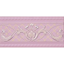 Fabresa Paisley Border Rosa Palo