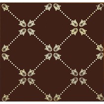 Fabresa Paisley Net Decor Chocolate