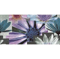 Fanal Mosaico Decor Blanco Flor-2