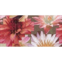 Fanal Mosaico Decor Crema Flor-1