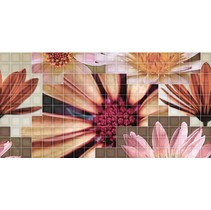 Fanal Mosaico Decor Crema Flor-2