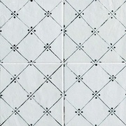 Напольная плитка Fap Ceramiche Firenze Heritage Maiolica Bianca Deco Antracite