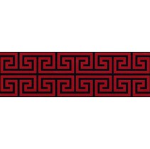 Fap Ceramiche Infinita Greca Nera/Rosso RT