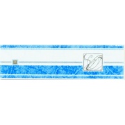 Бордюр Golden Tile Александрия Голубой СБ