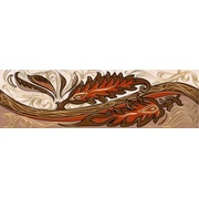 Бордюр Golden Tile Александрия Бежевый