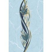 Декор Golden Tile Александрия Голубой