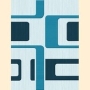 Декор Golden Tile Вельвет Голубая