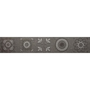 Бордюр Grasaro Quartzite Bengal Black (Черный) GT-173/f01 Глазурованный