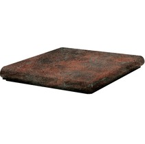 Gres de Aragon Vulcano Esquina Rojo
