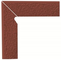 Grupa Paradyz Natural Rosa Duro Цоколь левый B+A структурный