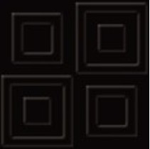 Grupa Paradyz Ton Ton Nero struktura D Декор 10х10