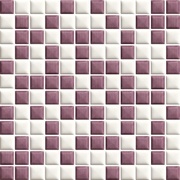 Мозаика Grupa Paradyz Universo/Purio Bianco/Rosa Mozaika Prasowana