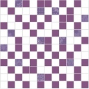 Мозаика Halcon Ceramicas Anabella Organza Mosaico Diamante Contin Lila