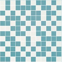 Halcon Ceramicas Aprica Mosaico Marfil - Turquesa