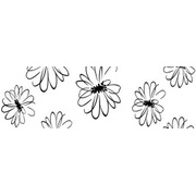 Бордюр Halcon Ceramicas Blancos Flor Cenefa Blanco