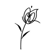 Декор Halcon Ceramicas Blancos Decor Tulipan Blanco